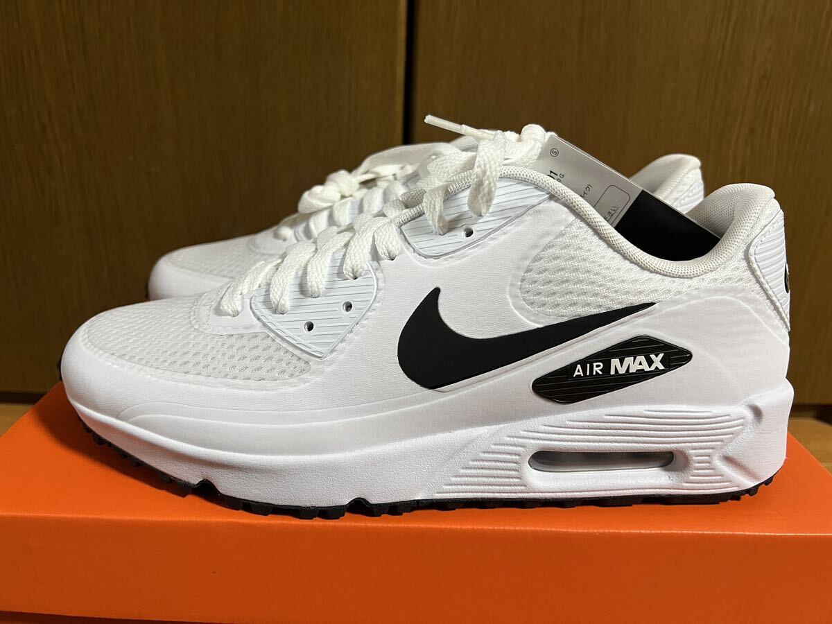 ★新品★NIKE ナイキ エアマックス 90G ゴルフシューズ 27cm AIR MAX 90 G 白_画像2