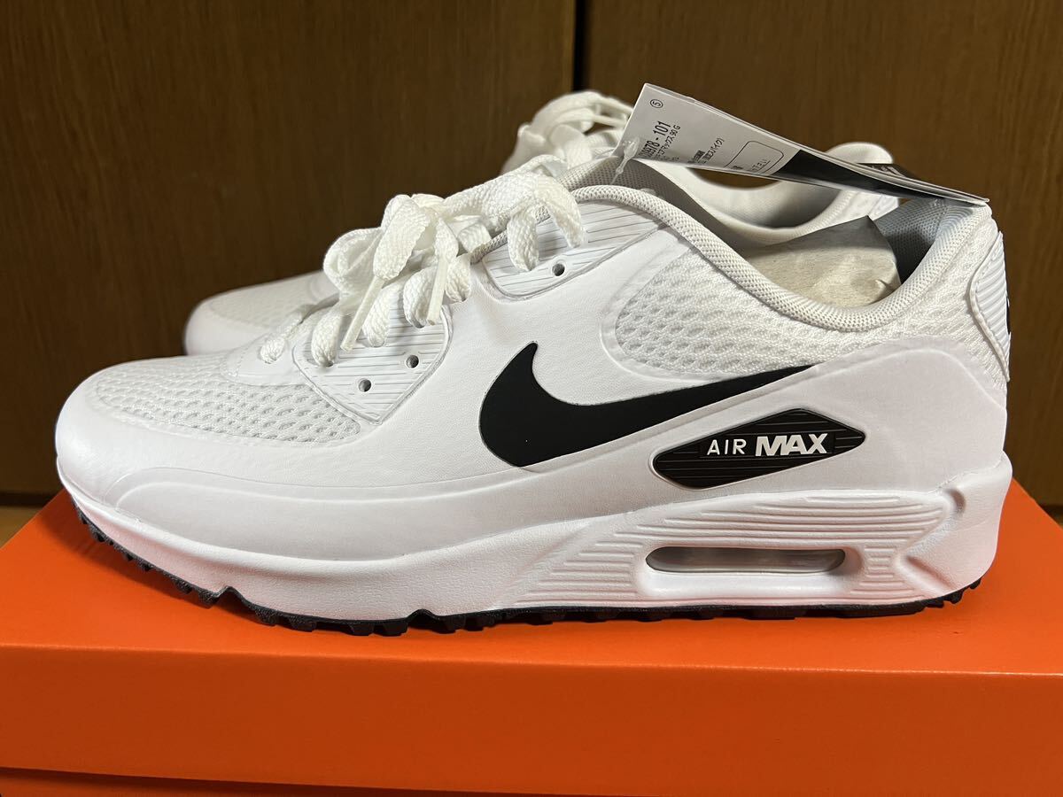 ★新品★NIKE ナイキ エアマックス 90G ゴルフシューズ 26.5cm AIR MAX 90 G 白_画像2