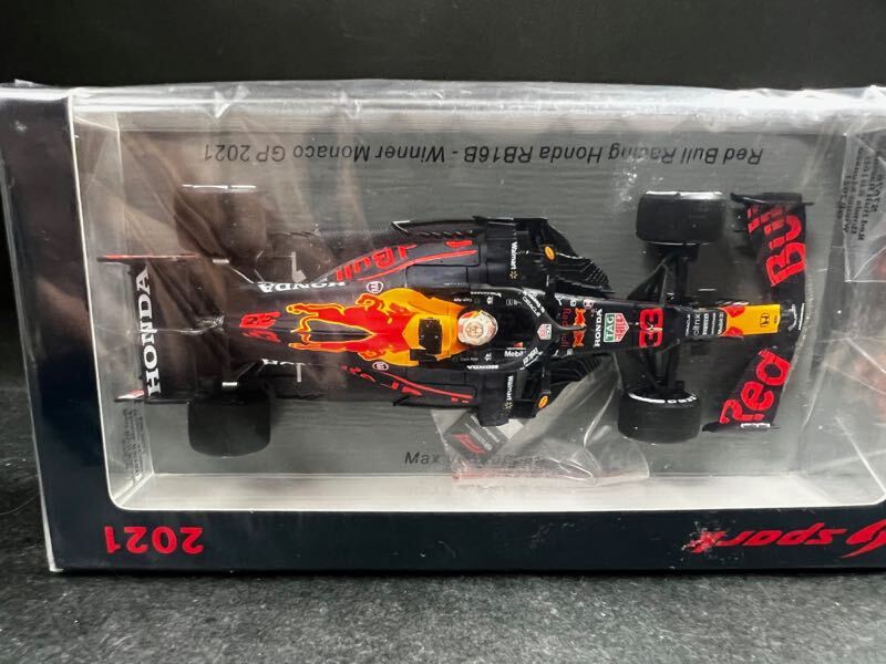 SPARK 1/43 S7676 レッドブルレーシング ホンダ RB16B モナコGP 優勝 2021 #33 M.フェルスタッペンの画像4