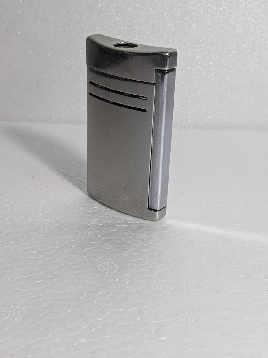ST DuPont デュポン ガスライター Zippo ジッポ オイルライター シルバーカラー 喫煙具 ライター 箱付き 中古品 着火未確認品の画像6