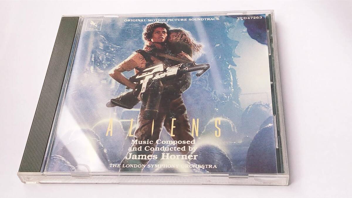 エイリアン２　サントラCD　輸入盤　ジェームズ・ホーナー ALIENS SOUNDTRACK James Horner_画像1