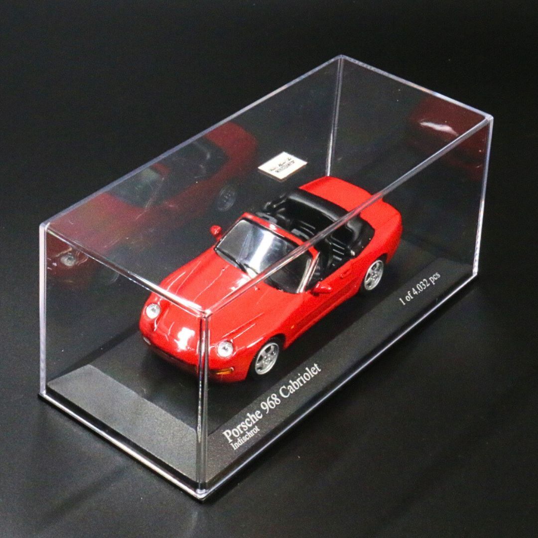 【ミニチャンプス】1/43 ポルシェ 968 カブリオレ クリスタルガードワン 鏡面 仕上げ 加工 ミニカー 【MINICHAMPS】Porsche Cabeiolet PMA_画像6