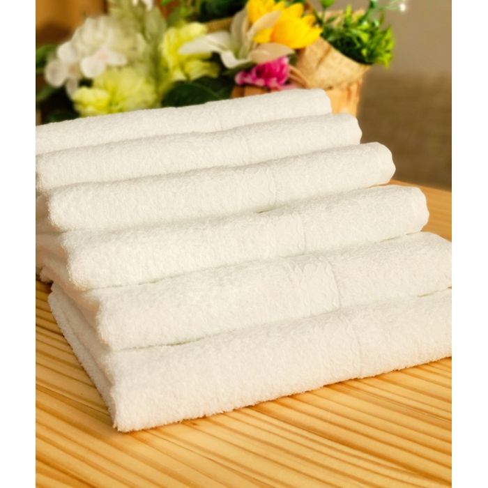 ［泉州タオル］ 高級綿糸ホワイトフェイスタオルセット6枚組　タオル新品　送料込み