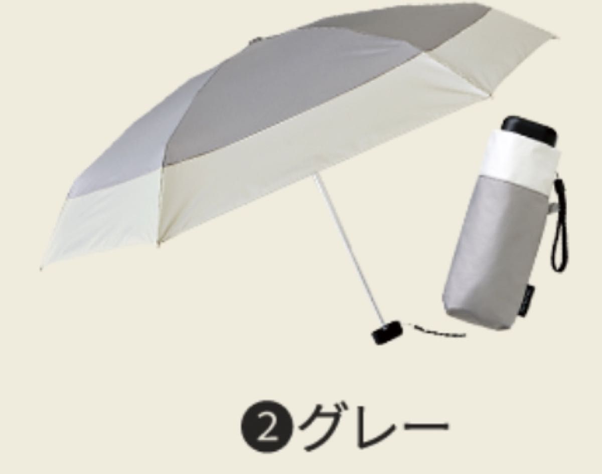 ドクターシーラボ オリジナル日傘 グレー 晴雨兼用 コンパクト軽量 新品未開封