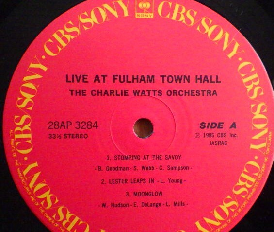 S417 ] Charlie Watts Orchestra, The Live at fulham town hall 28AP3284_画像7