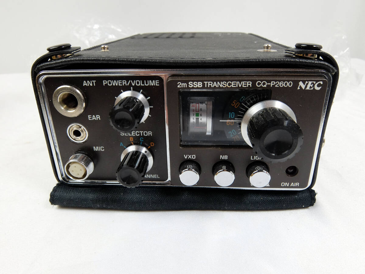 NEC CQ-P2600 * 2m SSB CW無線機 状態良好_画像2