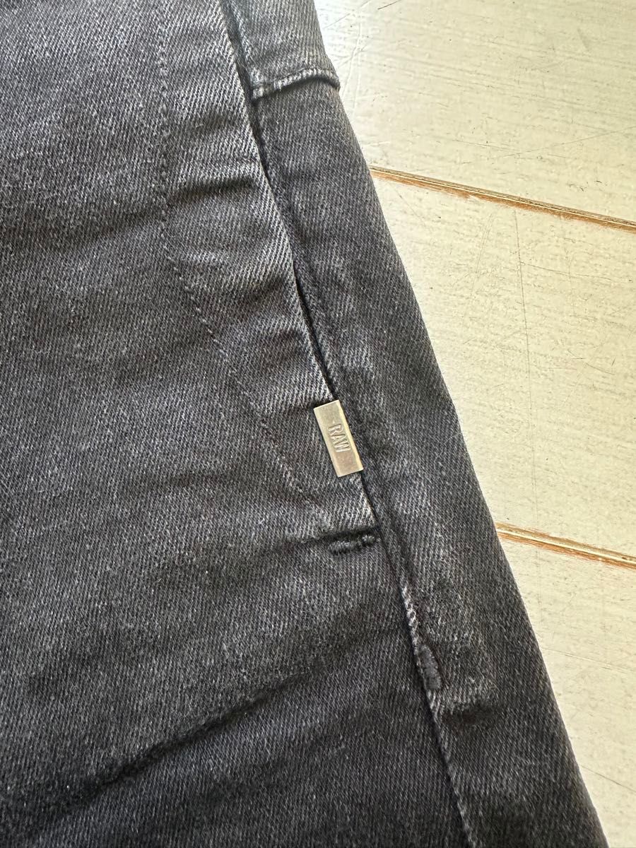 G-STAR RAW D-STAQ 3D SLIM 黒 W30 ストレッチ