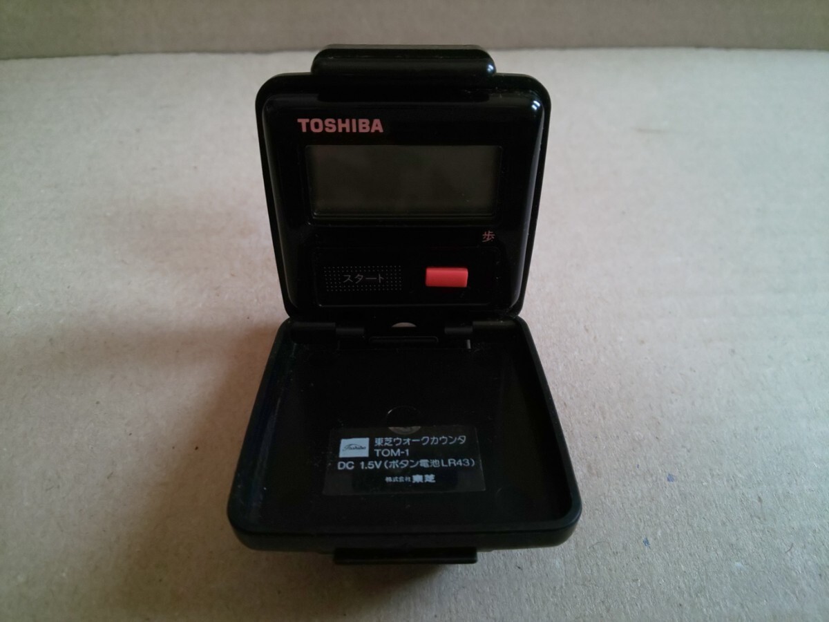 TOSHIBA 東芝ウォークカウンタ TOM-1 レトロ 当時物_画像2