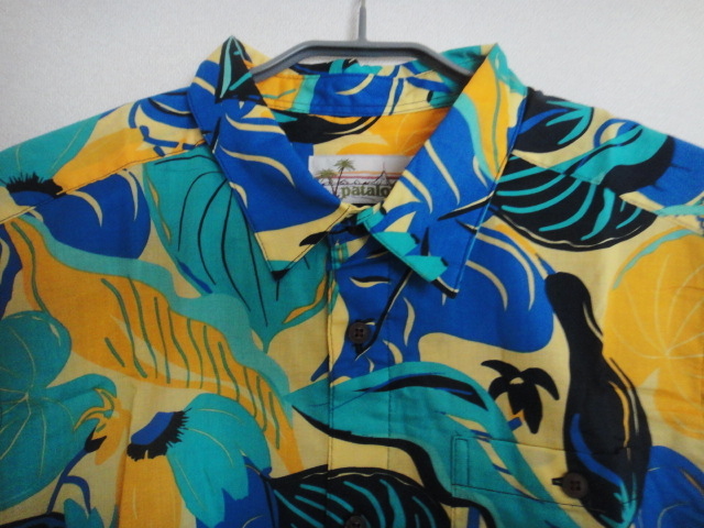  new goods! waste number color patagonia Mali hinipataro is shirt EIWT M size pataloha aloha shirt DEAD STOCK Vintage 