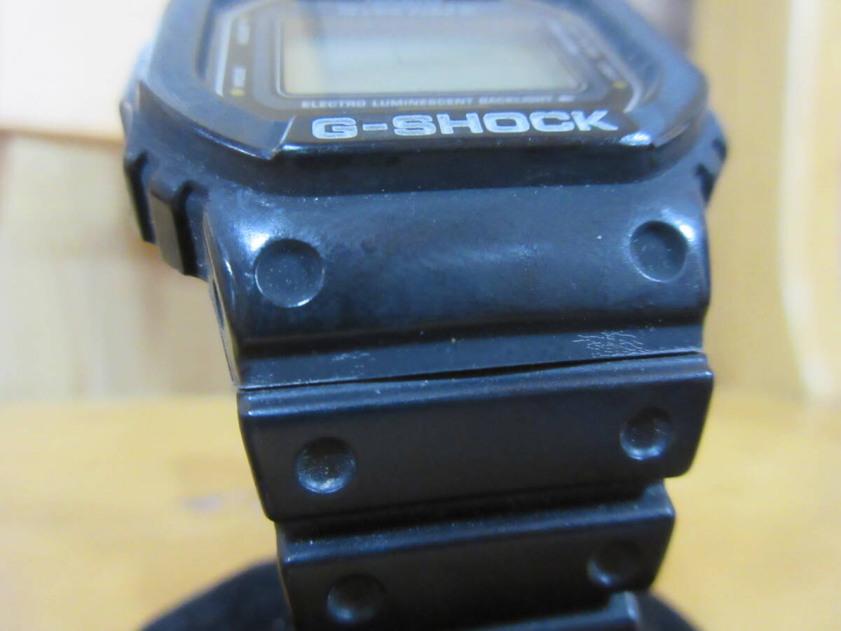 69765 CASIO G-SHOCK DW-5600E カシオ ジーショック 腕時計 ブラック デジタル腕時計 電池切れ 譲渡品_画像6