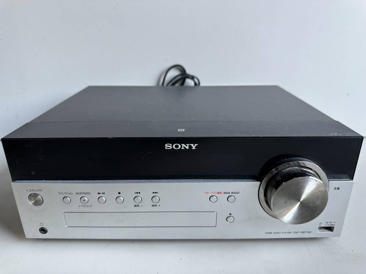 ④t284◆SONY ソニー◆コンパクトディスクレコーダー HCD-SBT100/SS-SBT100 スピーカー システムコンポ 音響機器 オーディオ 通電確認済み_画像2