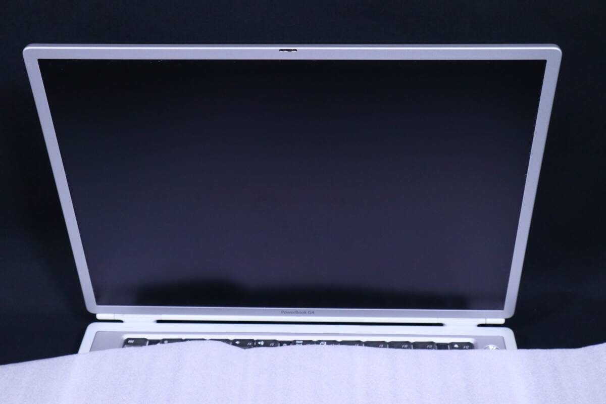 美品動作良好 OS9単独可 PowerBook G4 Titanium チタン最強1GHz M8859J/A A1025 メモリ1GB/HDD100GB/SD/AM/10.4.11/9.2.2の画像3