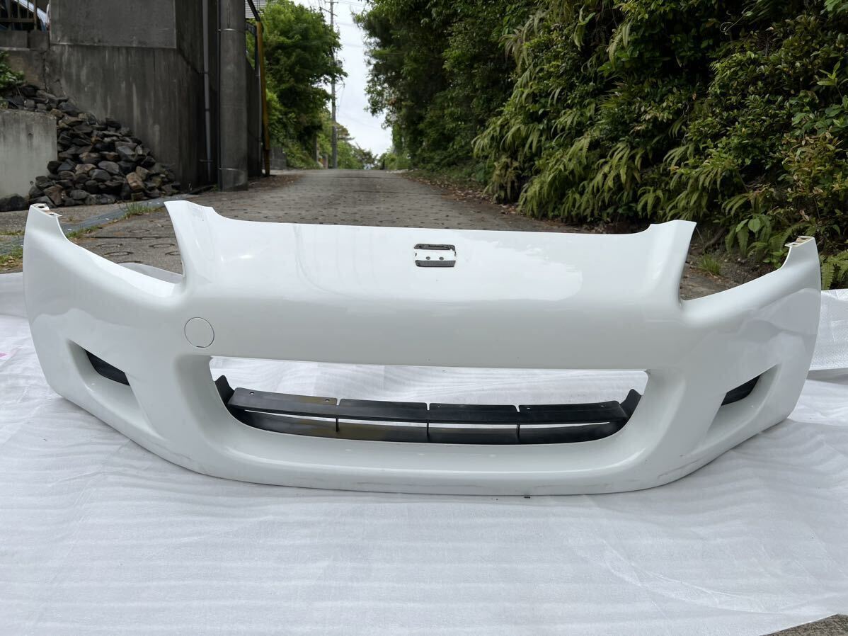 S2000フロントバンパー AP1 前期 グランプリホワイト 外側に目立つ傷なし_画像2