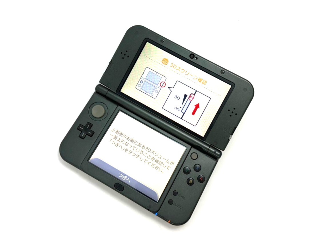 【通電確認済】任天堂/ニンテンドー NEW 3DS LL 本体 初期化済み RED-001 ゲーム機器 (47841H1)_画像1