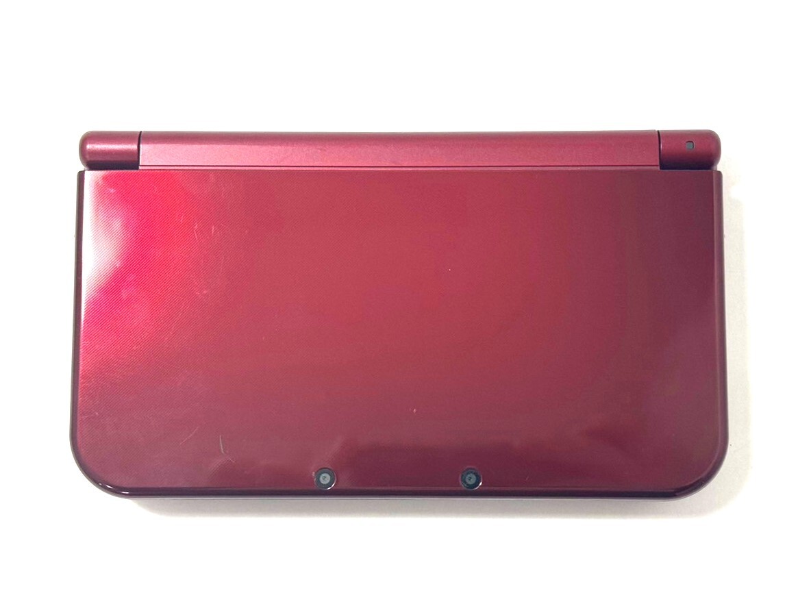 【通電確認済】任天堂/ニンテンドー NEW 3DS LL 本体初期化済み RED-001 ゲーム機器 (47832H4)_画像3