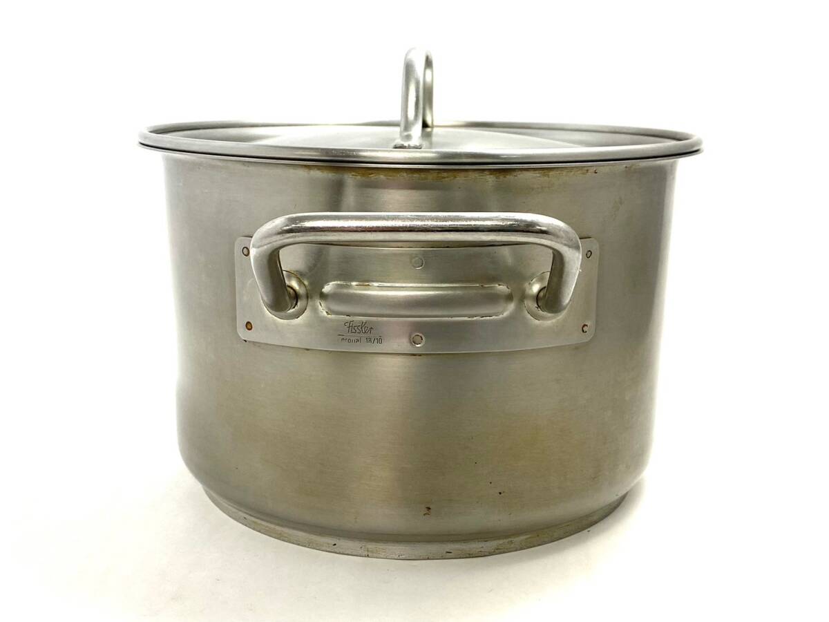 Fissler/フィスラー 18-10 両手鍋 ステンレス 深さ約13cm 直径約20cm Germany/ドイツ製 調理器具 (48212S1)の画像3