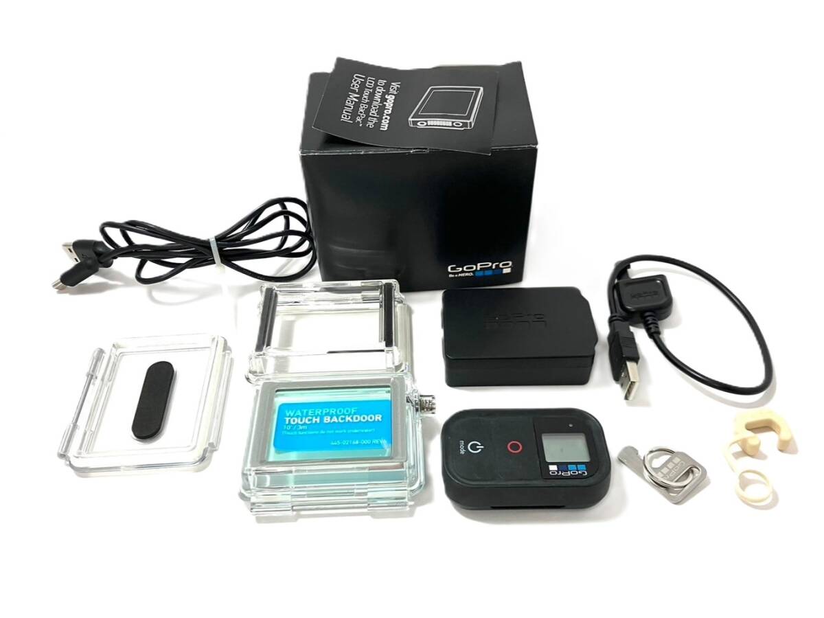 【ジャンク品】GoPro ゴープロ LCD タッチ バックパック ALCDB-301 ARMTE-001 Wi-Fi リモコン リモート カメラ撮影（48242S2）_画像1