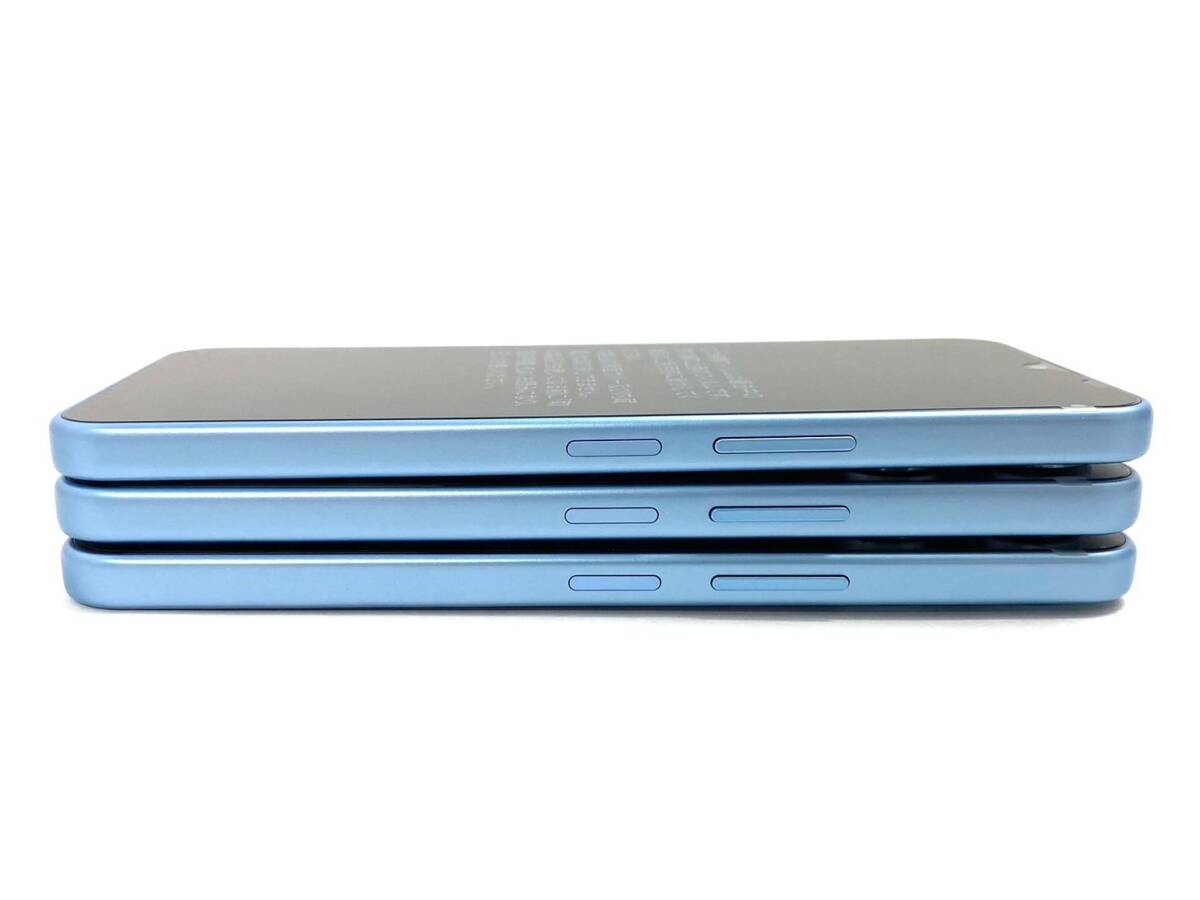 (CH)[ unused goods ]ZTE Libero/ Libero 5G IV A302ZT blue . summarize 3 point smartphone body Y!mobile (CH601)