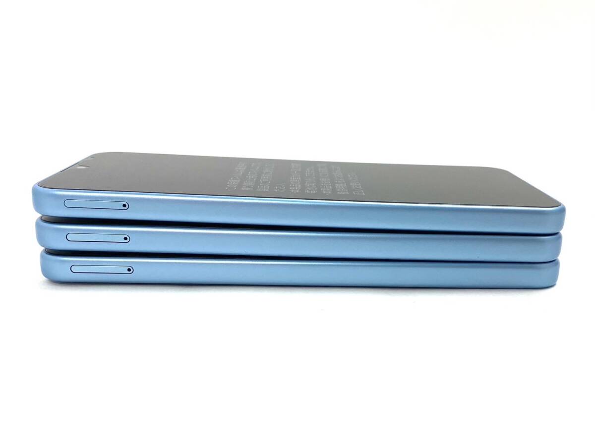 (CH)[ unused goods ]ZTE Libero/ Libero 5G IV A302ZT blue . summarize 3 point smartphone body Y!mobile (CH601)