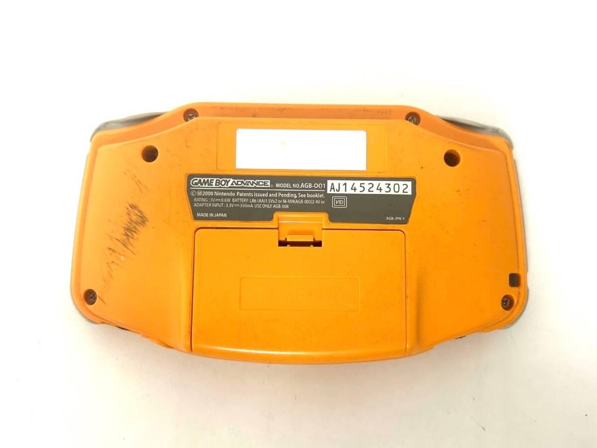 [ junk ] nintendo GAMEBOY ADVANCE/ Game Boy Advance AGB-001 Nintendo toy game machine body orange (48347I3)