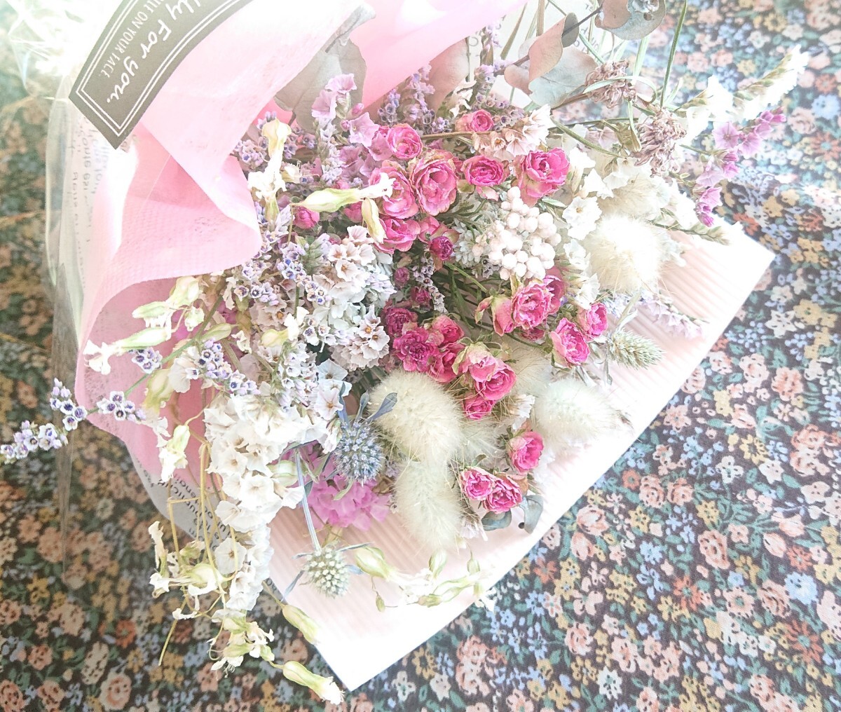 ☆いちご姫＊極小ミニ薔薇＊ドライフラワー＊花束＊特別価格sale＊即決☆_画像3