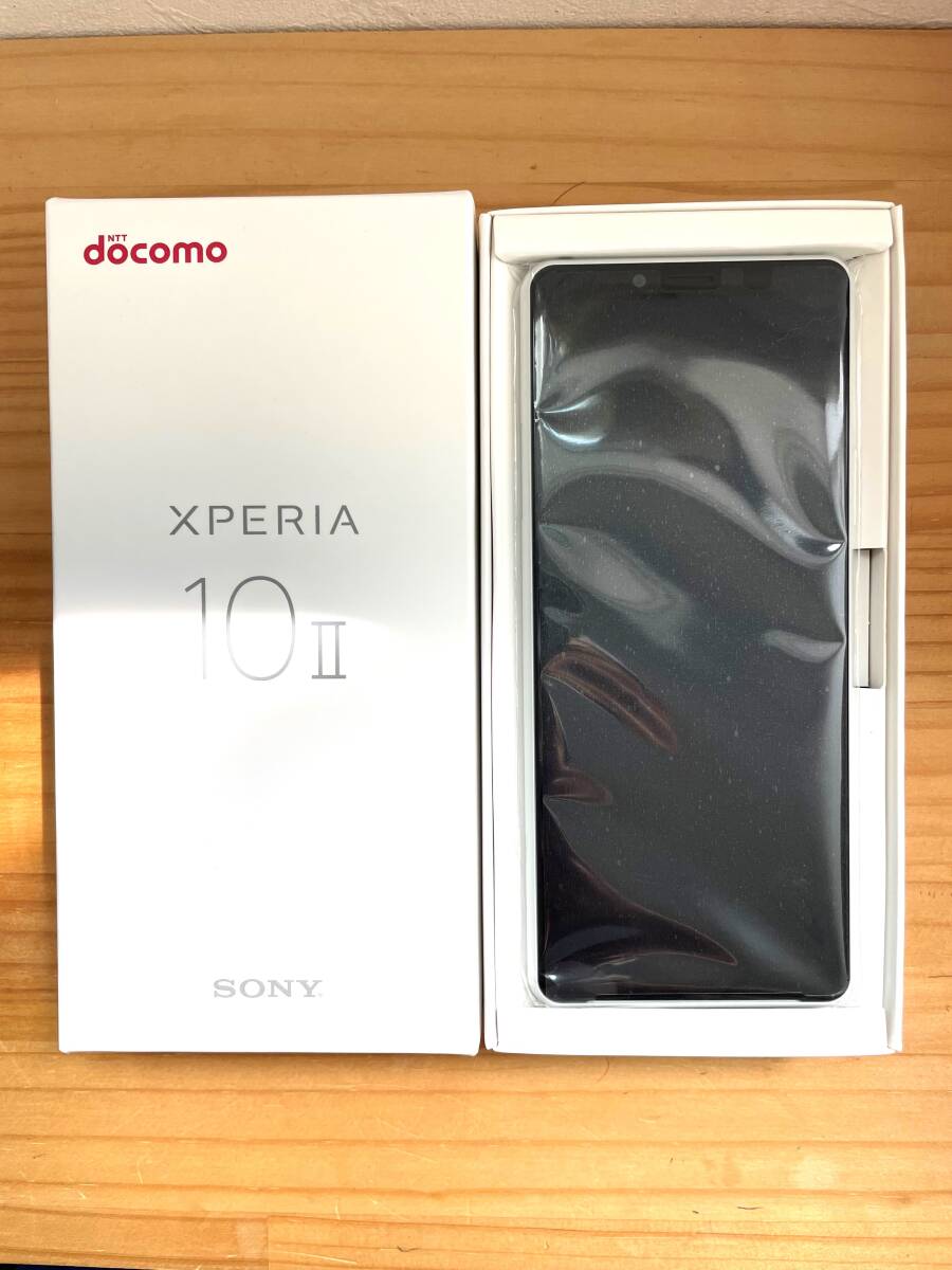 *1 jpy ~[ new goods unused ]docomo SO-41A Xperia 10 II white SIM free 