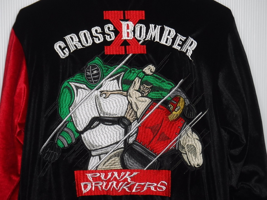 即決 PUNK DRUNKERS×キン肉マン クロスボンバー スカジャン SIZE 即決 PUNK DRUNKERS×キン肉マン クロスボンバー スカジャン SIZE