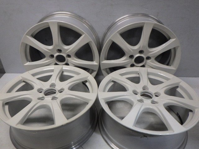 【中古】ホンダ純正/ホワイト/18x7.5J+60/114.3/5H/18インチ ホイール4本セット/ヴェゼル,エディックス,エリシオン,オデッセイ,アコード_画像7