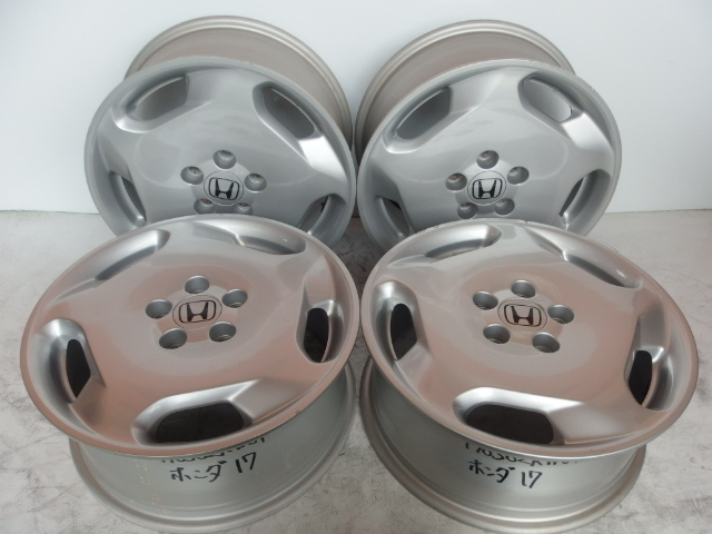 [中古ホイール4本セット]ホンダ純正[17x7J+55/114.3/5H]オデッセイ,ヴェゼル,エリシオン,フリード,ステップワゴン,アコード,CR-Z,エディッ_画像2