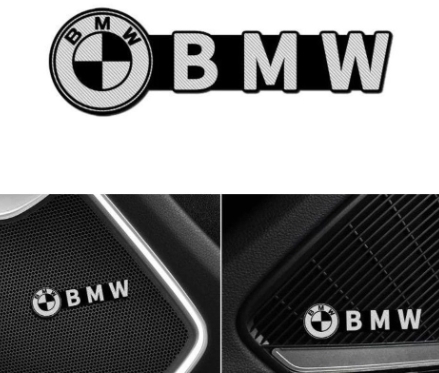  free shipping BMW Mini emblem 4 piece Logo seal speaker E65 E66 E81 E83 E87 E89 E90 E91 E92 E93 F01 F07 F10 F11 F20 F30 F32