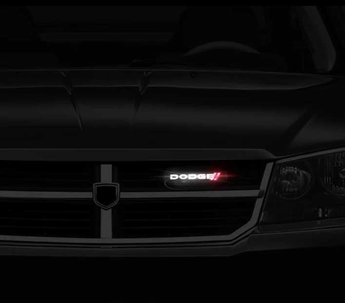 ダッジ DODGE フロントグリル LED エンブレム ロゴ マット チャレンジャー チャージャー ラム マグナム ナイトロ バンマグナム デュランゴの画像5