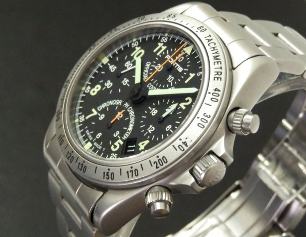 6103 美品売切り☆ FORTIS Cosmonauts Chronograph 603.22.151 フォルティス コスモノート クロノグラフ 自動巻き メンズ 腕時計_画像2