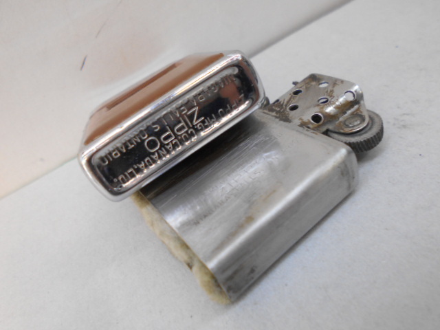 ビンテージ CANADA オンタリオ ナイアガラ ウルトラライト　３列刻印　Zippo 1967-1976年製　インナーもカナダ製　中古　_画像5