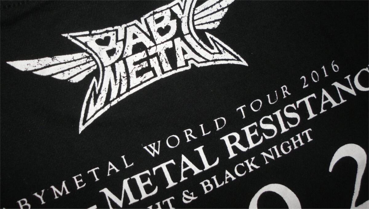 ◆BABYMETAL Tシャツ WORLD TOUR 2016 LEGEND METAL RESISTANCE TOKYO DOME　_画像4