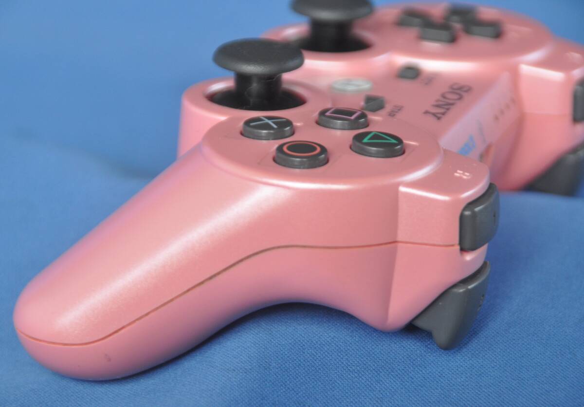 PS3 SONY 純正品 コントローラー デュアルショック3 ピンク 極美品の画像5