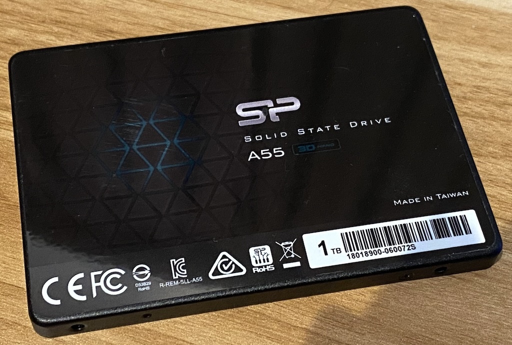  silicon power SSD 1TB 3D NAND adoption SATA3 6Gb/s 2.5 -inch A55 series 