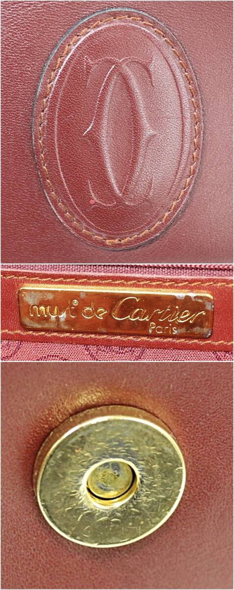 G4w103 セカンドバッグ Cartier 現状品 80サイズの画像4