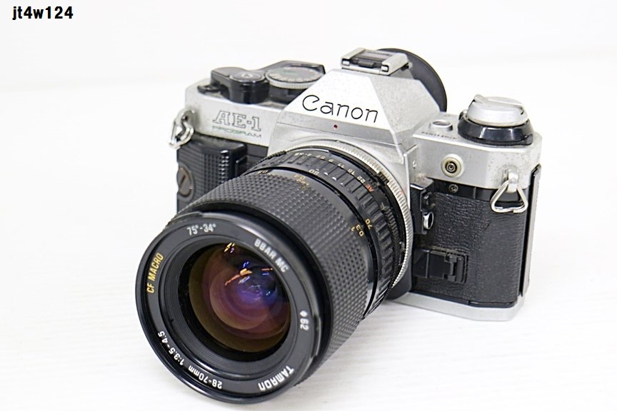JT4w124 Canon AE-1 TAMRON 28-70mm F3.5-4.5 動作未確認 60サイズ_画像1