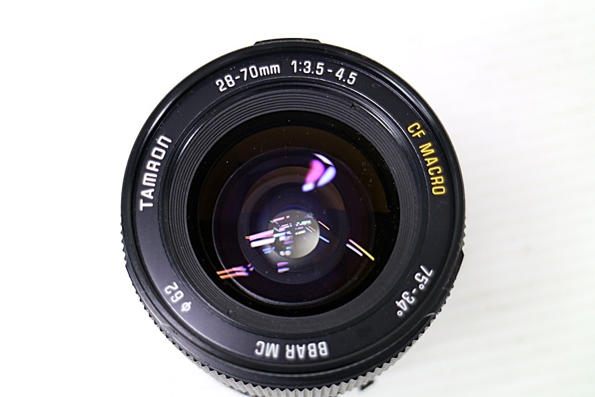 JT4w124 Canon AE-1 TAMRON 28-70mm F3.5-4.5 動作未確認 60サイズ_画像6