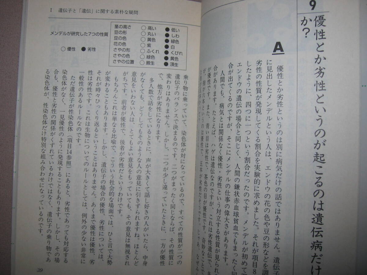 ・子どもにきちんと答えられる　遺伝子Ｑ＆Ａ100　美宅成樹:今話題の遺伝子治療、クローン、知っているようで知らない・講談社 定価：\900 _画像7