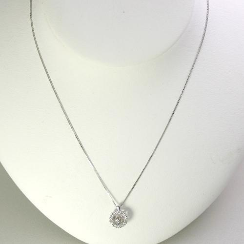 ダイヤモンド ネックレス 一粒 プラチナ 0.2カラット 鑑定書付 0.234ct Dカラー VVS2クラス 3EXカット H&C CGL_画像2