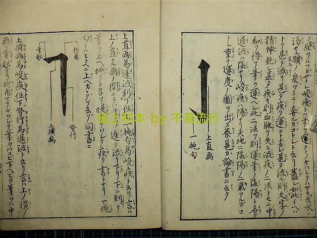 ●極上和本YM1066●童蒙手引 筆道三部書 啓蒙手引草 鑑霊 元禄序 文政板 書道_画像6