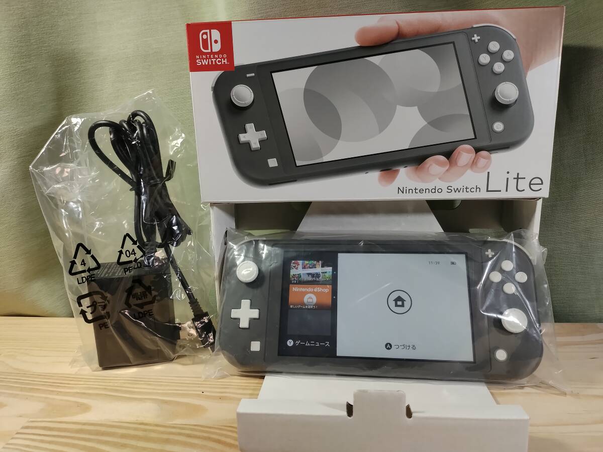 Nintendo Switch Lite 任天堂 ニンテンドースイッチ ライト グレー 動作品_画像10