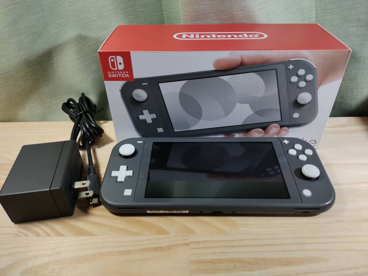 Nintendo Switch Lite 任天堂 ニンテンドースイッチ ライト グレー 動作品_画像1