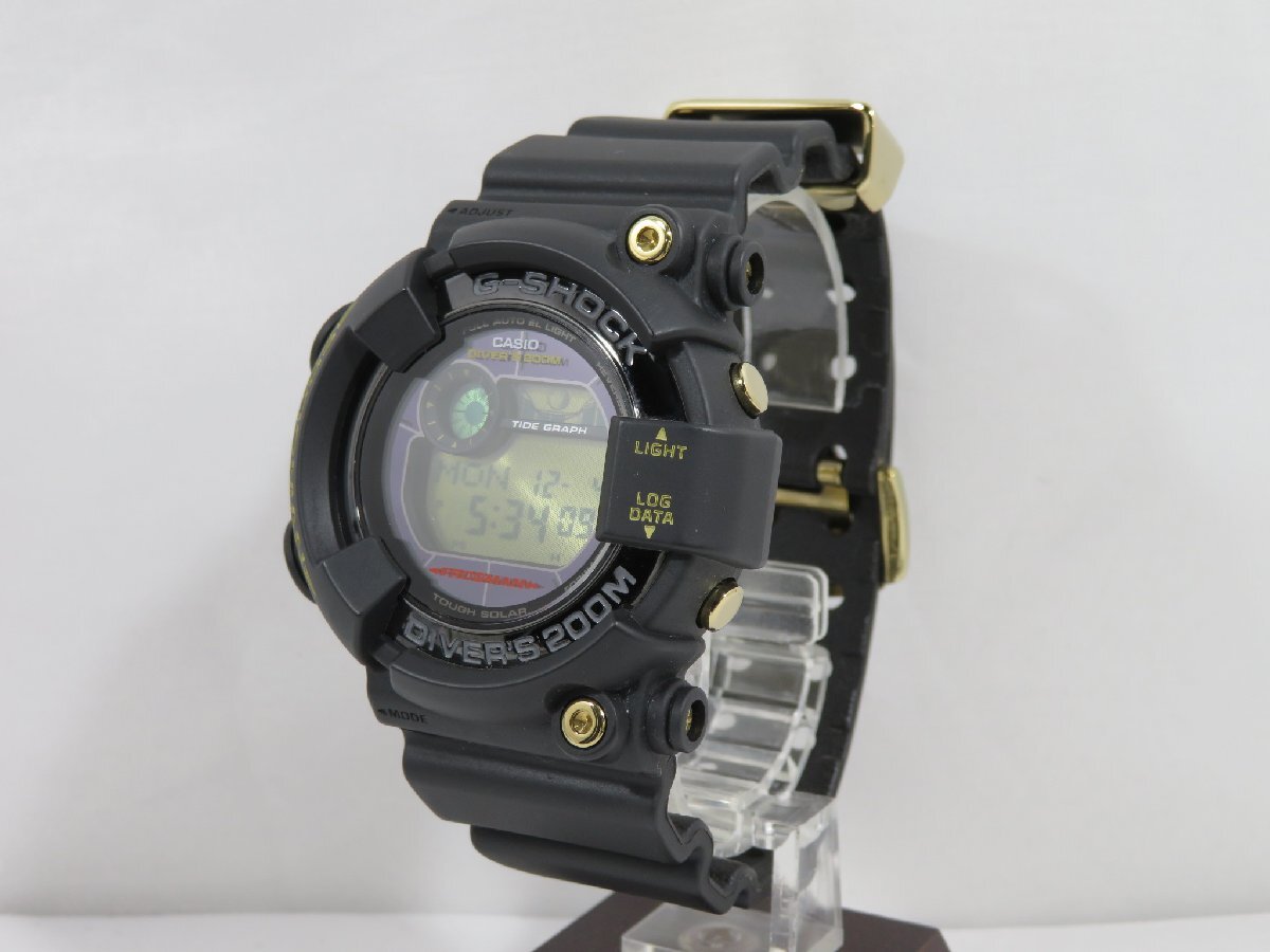 ◆CASIO カシオ 35周年記念モデル G-SHOCK ジーショック FROGMAN フロッグマン GF-8235D-1BJR タフソーラー 腕時計_画像2