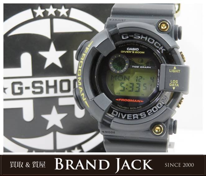 ◆CASIO カシオ 35周年記念モデル G-SHOCK ジーショック FROGMAN フロッグマン GF-8235D-1BJR タフソーラー 腕時計_画像1