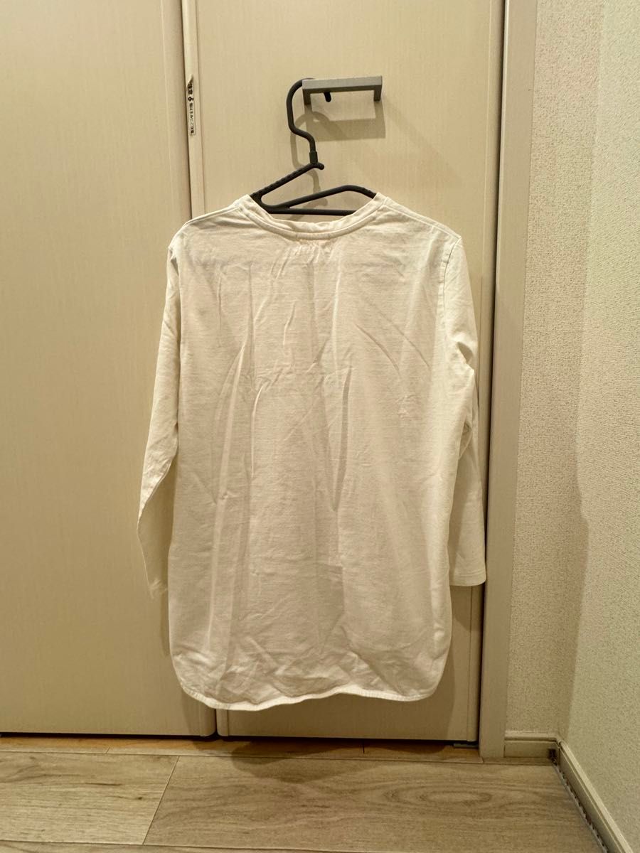 ロンT 長袖　Tシャツ　シンプル カットソー Tシャツ