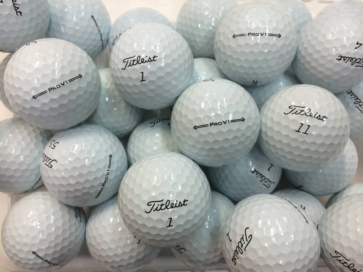 特A級 タイトリスト PROV1 2021年モデル ホワイト 30個 【ロストボール】の画像1