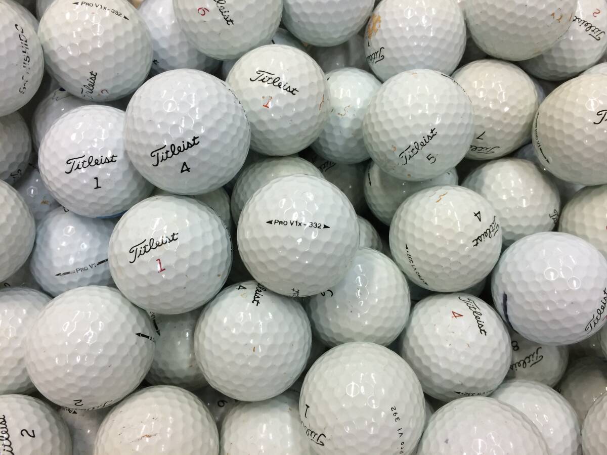 タイトリスト PROV1・V1x シリーズ　ホワイト 100個 【ロストボール】⑪_画像1