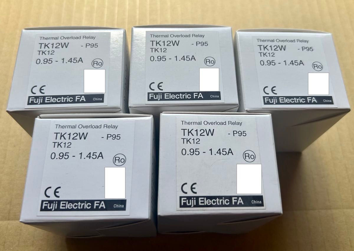 10個未使用品、富士電機 TK12W-P95 サーマルリレー (ヒートエレメント定格:0.95-1.45A) TK-12W形 NN